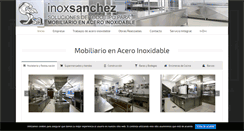 Desktop Screenshot of inoxsanchez.com