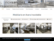 Tablet Screenshot of inoxsanchez.com